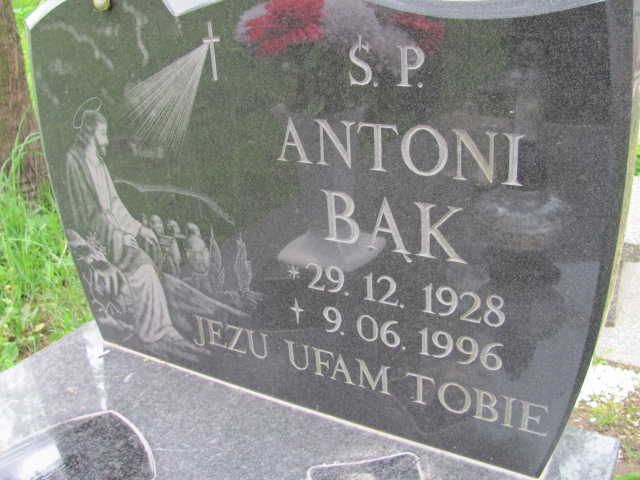 Antoni Bąk 1928 Czarny Bór - Grobonet - Wyszukiwarka osób pochowanych
