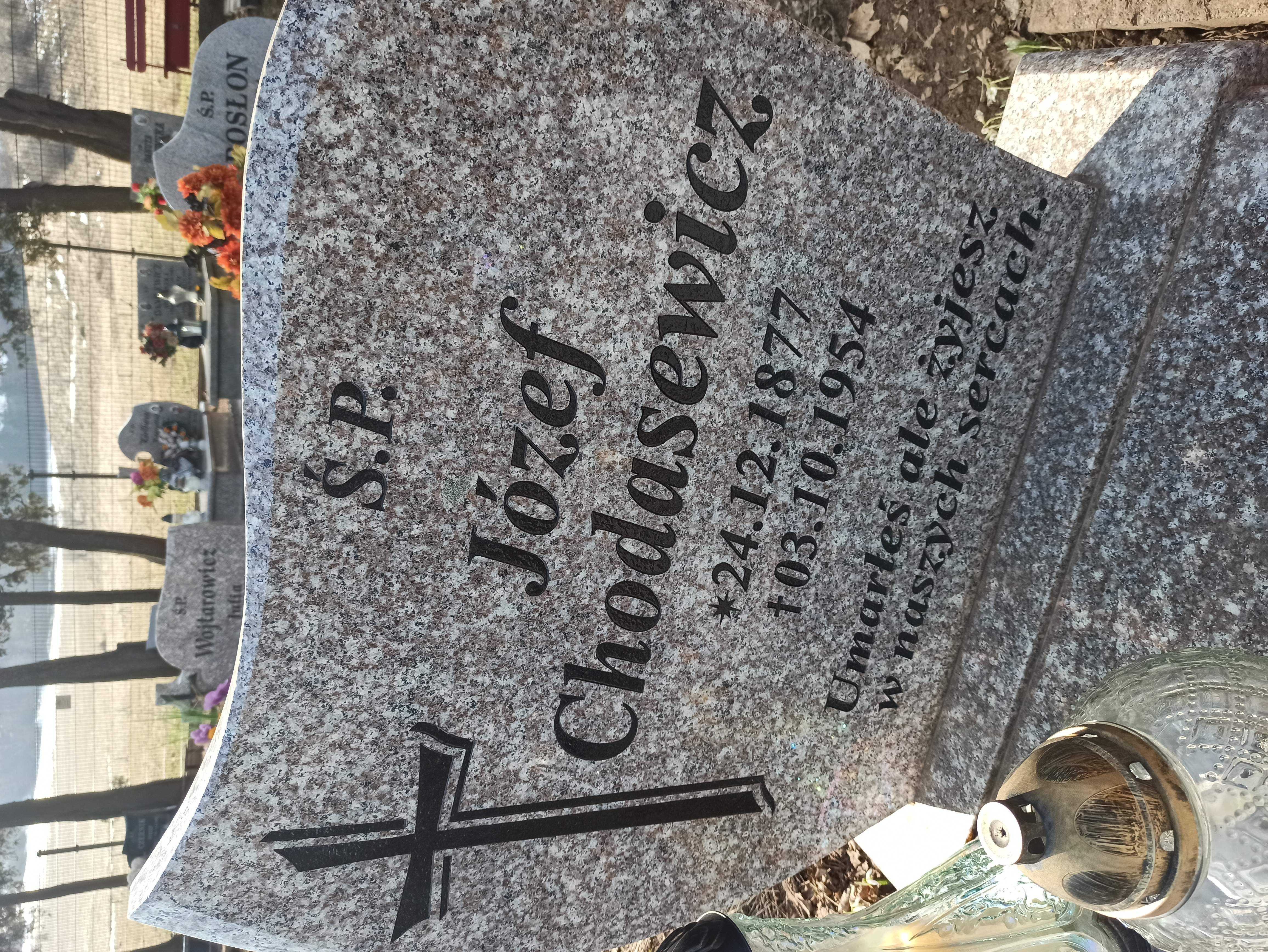 Józef Chodasewicz 1877 Czarny Bór - Grobonet - Wyszukiwarka osób pochowanych