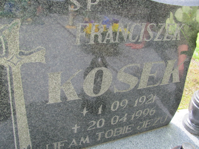 Karolina Kosek 1924 Czarny Bór - Grobonet - Wyszukiwarka osób pochowanych