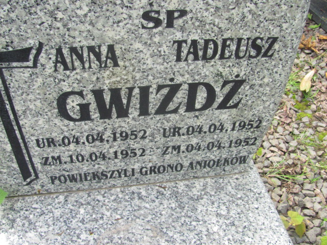 Anna Gwiżdż 1952 Czarny Bór - Grobonet - Wyszukiwarka osób pochowanych
